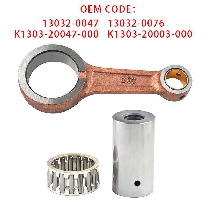 Road Passion Motorcycle Piston Connecting Rod For KAWASAKI KXF250 2004-2016 SUZUKI RMZ250 RMZ 250 2004-2013 130320047 130320076