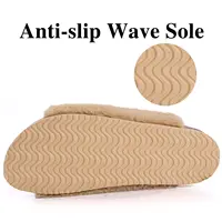 Crestar Women Fuzzy Slippers with Cork Footbed Fluffy Slide Sandals Open Toe Indoor House Shoes Arch Support Adjustable Slippers - Image 5
