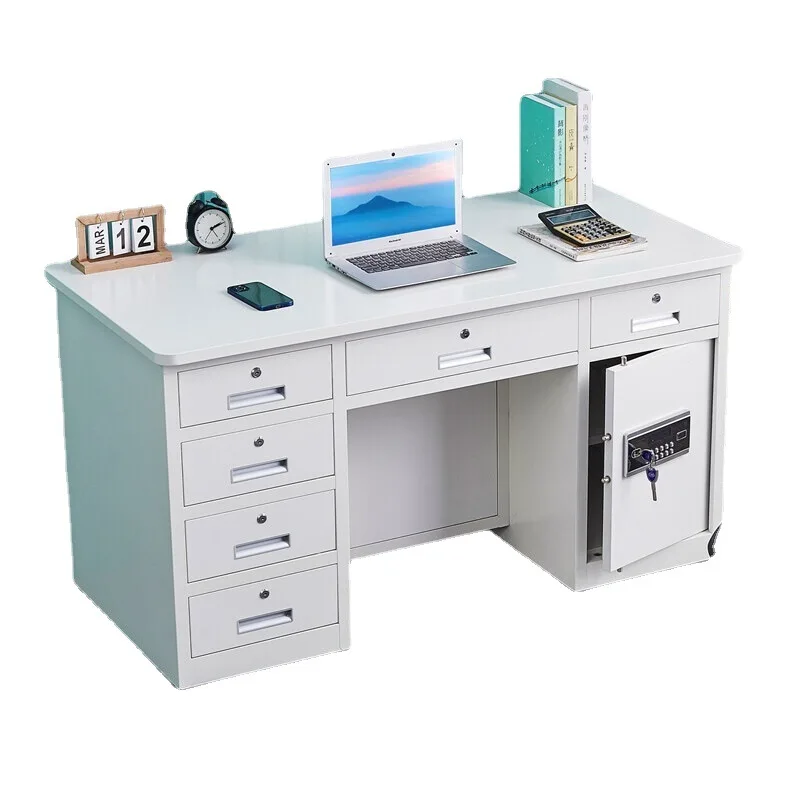 All-steel insurance table, anti-theft financial insurance table, fingerprint password desk integrated, with coin-operated collec