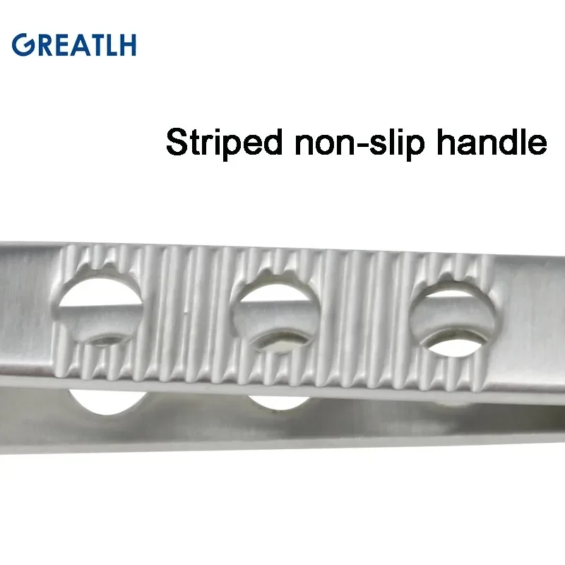 GREATLH Stainless Steel Ophthalmic Forceps Angle Tip Straight Tip Curved Tip Forceps Eye Surgical Ophthalmic Instrument