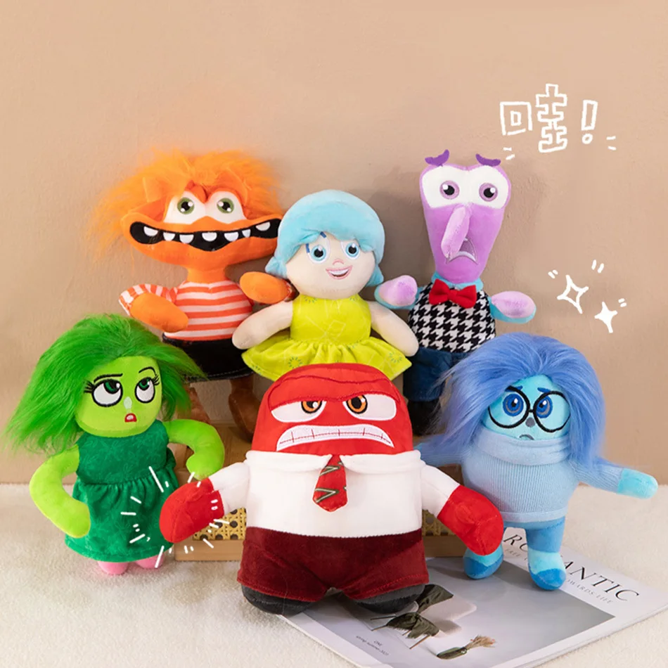 

inside out 2 Riley Plush Toy - Cute Anxiety Doll Featuring Joy Fear Anger Disgust Sadness Soft Plush Model for Collection