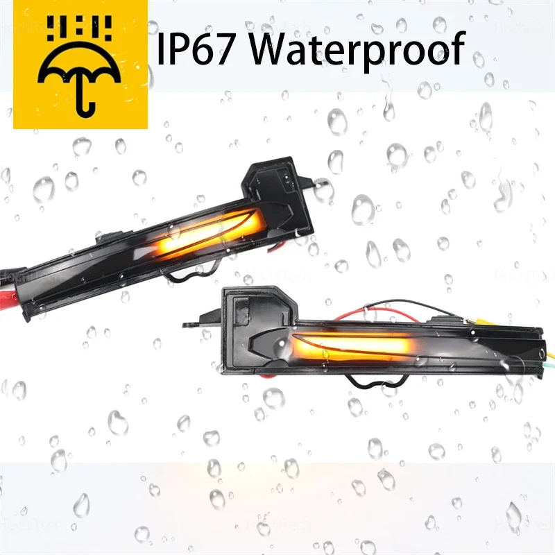 For Mercedes Benz A CLA W177 V177 C118 2018-2024 2pcs High Quality Car Dynamic Turn Signal LED Light Side Mirror Indicator
