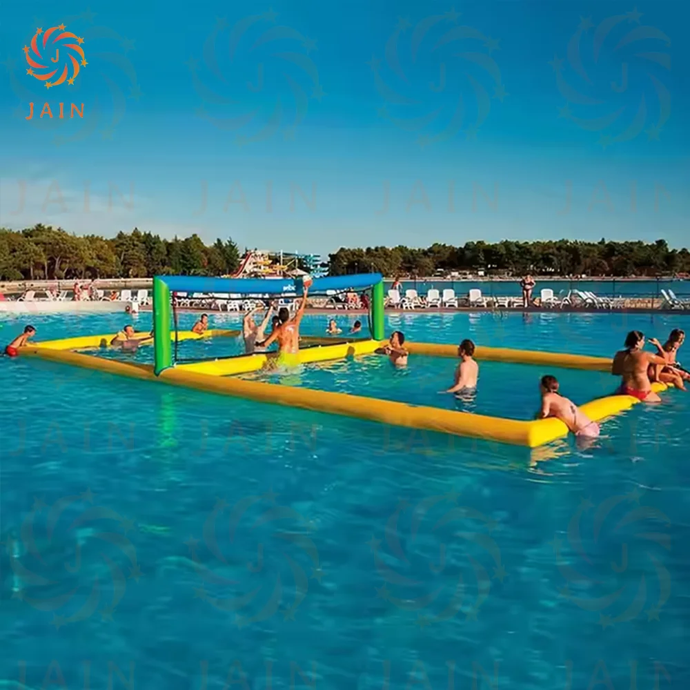 Commercial Inflatable Volleyball Court High Quality PVC Inflatable Volleyball Pool Inflatable Water Sports Games With Pump