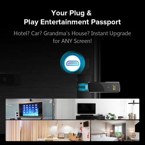 Imagen 2 del producto MX10 F3/MX10 mini TV stick h618 android13 ATV 4K HD TV box 2,4/5G WiFi receptor para Google YouTube netfoli media player