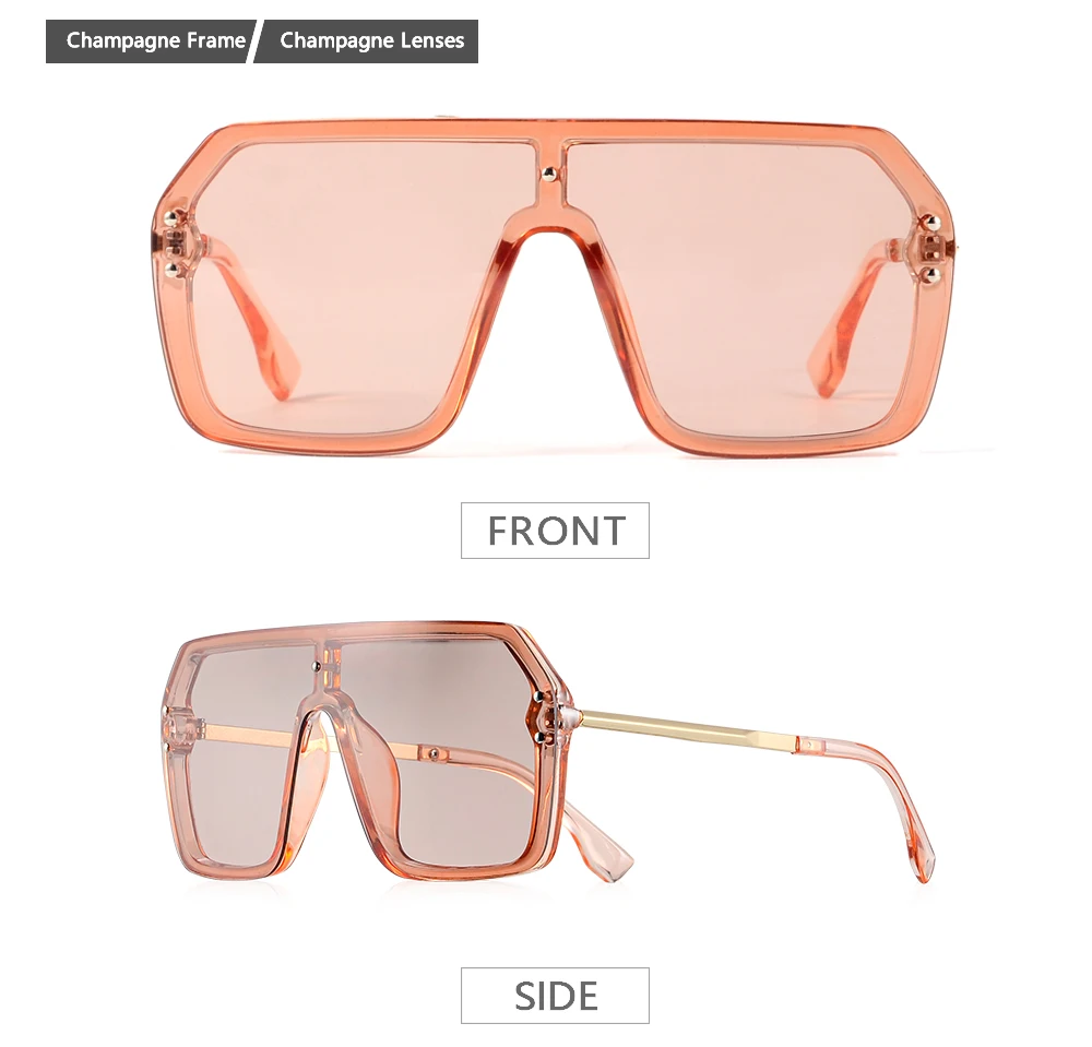 CRIXALIS Übergroße Quadratische Randlose Sonnenbrille Männer Outdoor Sport Reisen Klettern Sonnenbrille Männlichen Mode Brille Shades UV400 – Detail 7