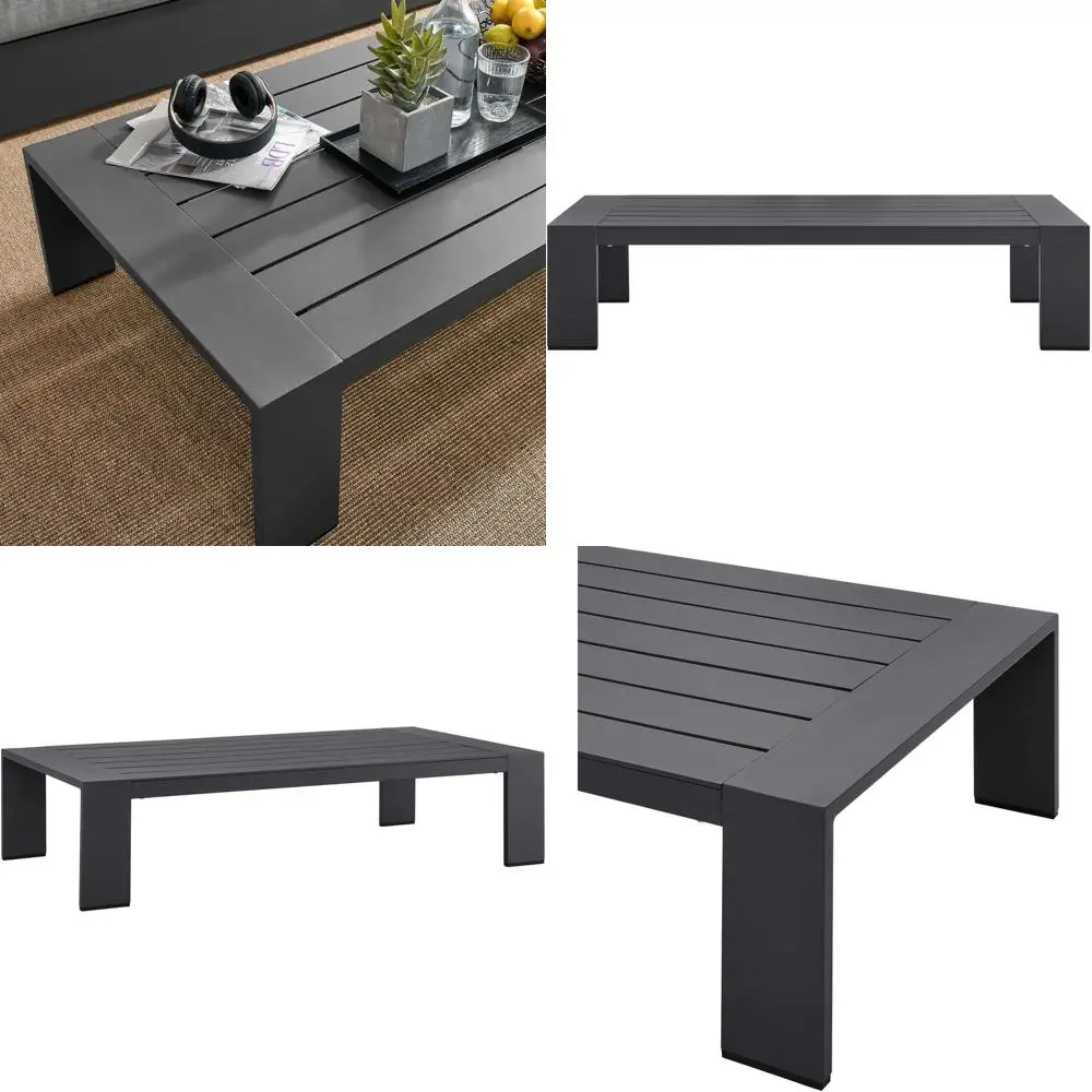 

Gray Outdoor Patio Coffee Table