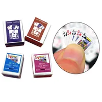 Mini Playing Poker Fun Cards Student Stress Relieving Board Games Small Toys Casual Fingertip Playing Poker Easy To Carry 6