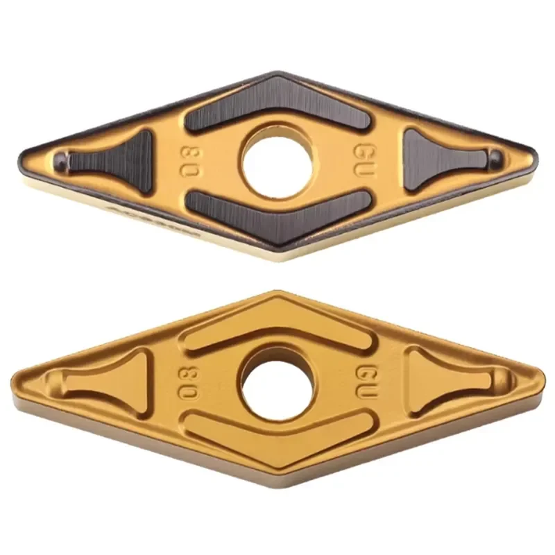 Original Lathe Machine Inserts VNMG160404N-GU VNMG160408N-GU AC630M AC6030M AC6040M Metal Turning Plates Job Tools CNC