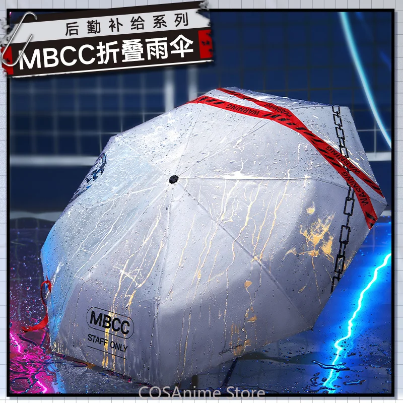 

Anime Game Path to Nowhere Black Portable Folding Umbrella Sun Rain Umbrella Cosplay Cartoon Fans Gifts