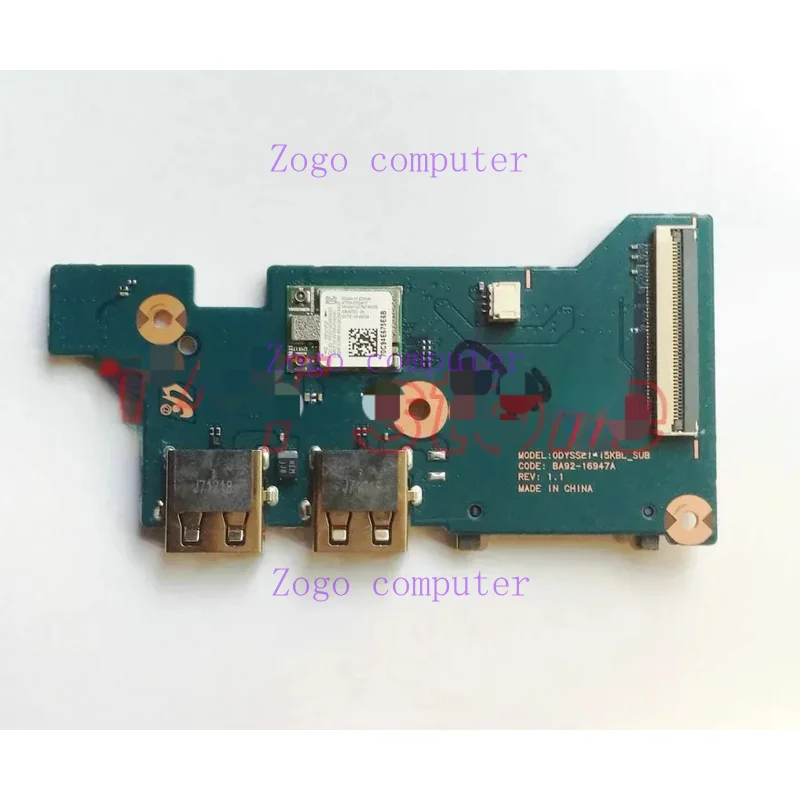 Original For NP800G5M 850GM NP810G5M Power Botton SD Card Reader USB Board BA92-16947A Test Good Free Shipping