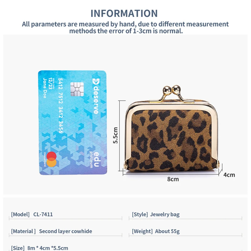 Carteiras femininas pequena bolsa de jóias de couro genuíno mini saco de fone de ouvido anel colar brinco acessório caixa de armazenamento bolsa de moedas