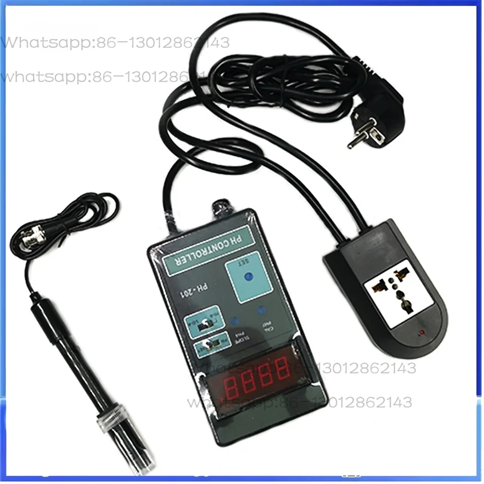 Monitor digital on-line de ph orp, display led, natação, incubação de peixes, aquário, piscina, qualidade da água, medidor de ph