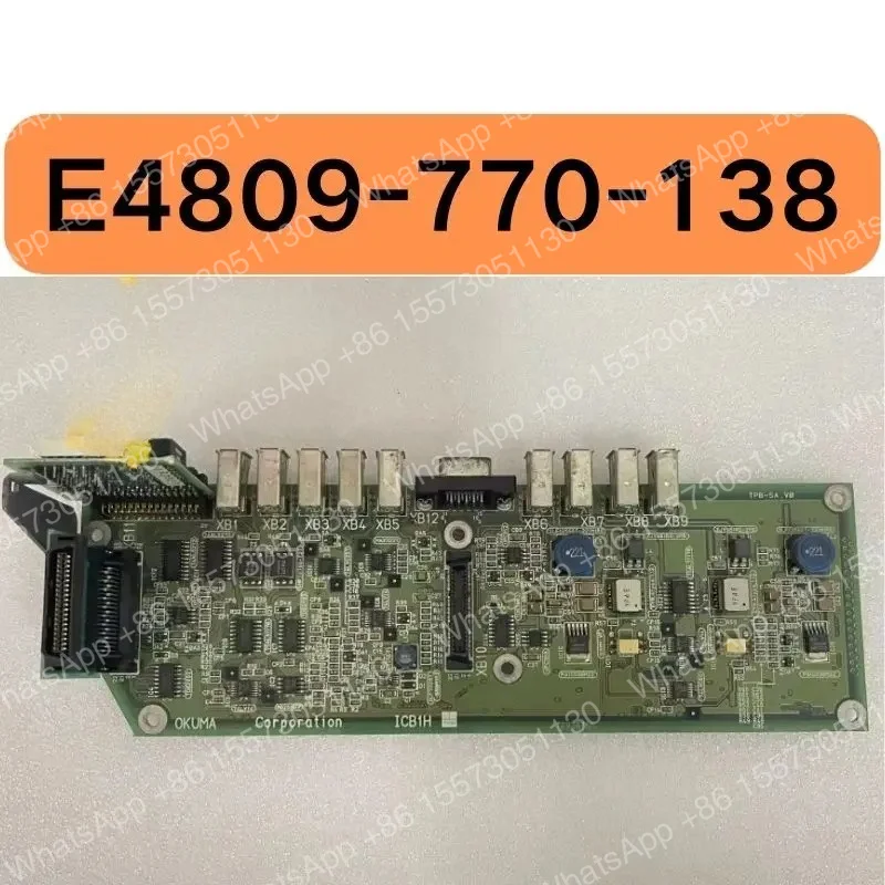 The second-hand E4809-770-138 motherboard tested OK and its functions are intact