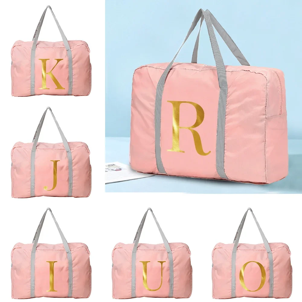 

Tote Bags Travel Bags Duffle Bag Women Handbags Clothes Organizers Letter Pattern Series Durable Folding Overnight Weekend Bag