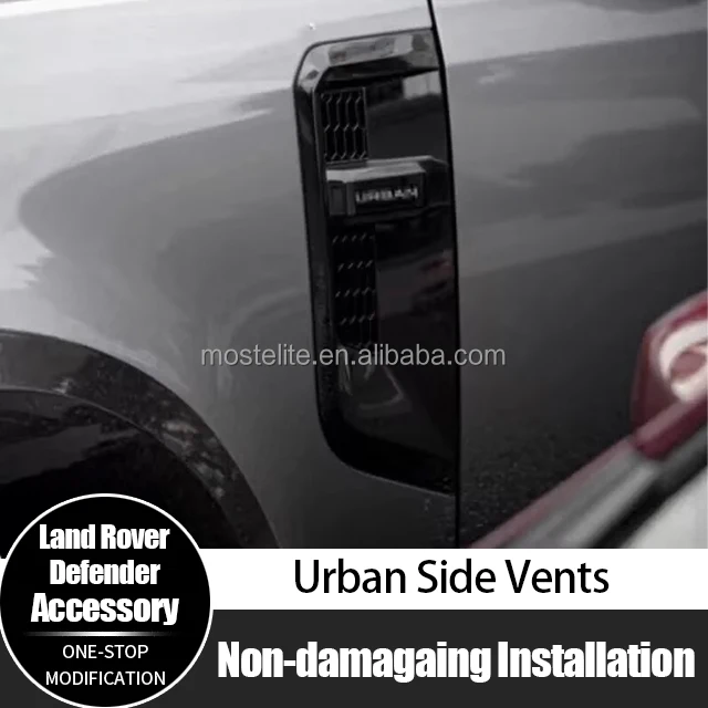 Wholesale Popular Urban Style Side Trim Cover Vent Hood Air Vent Covers for Land Rover Defender 90 110 130