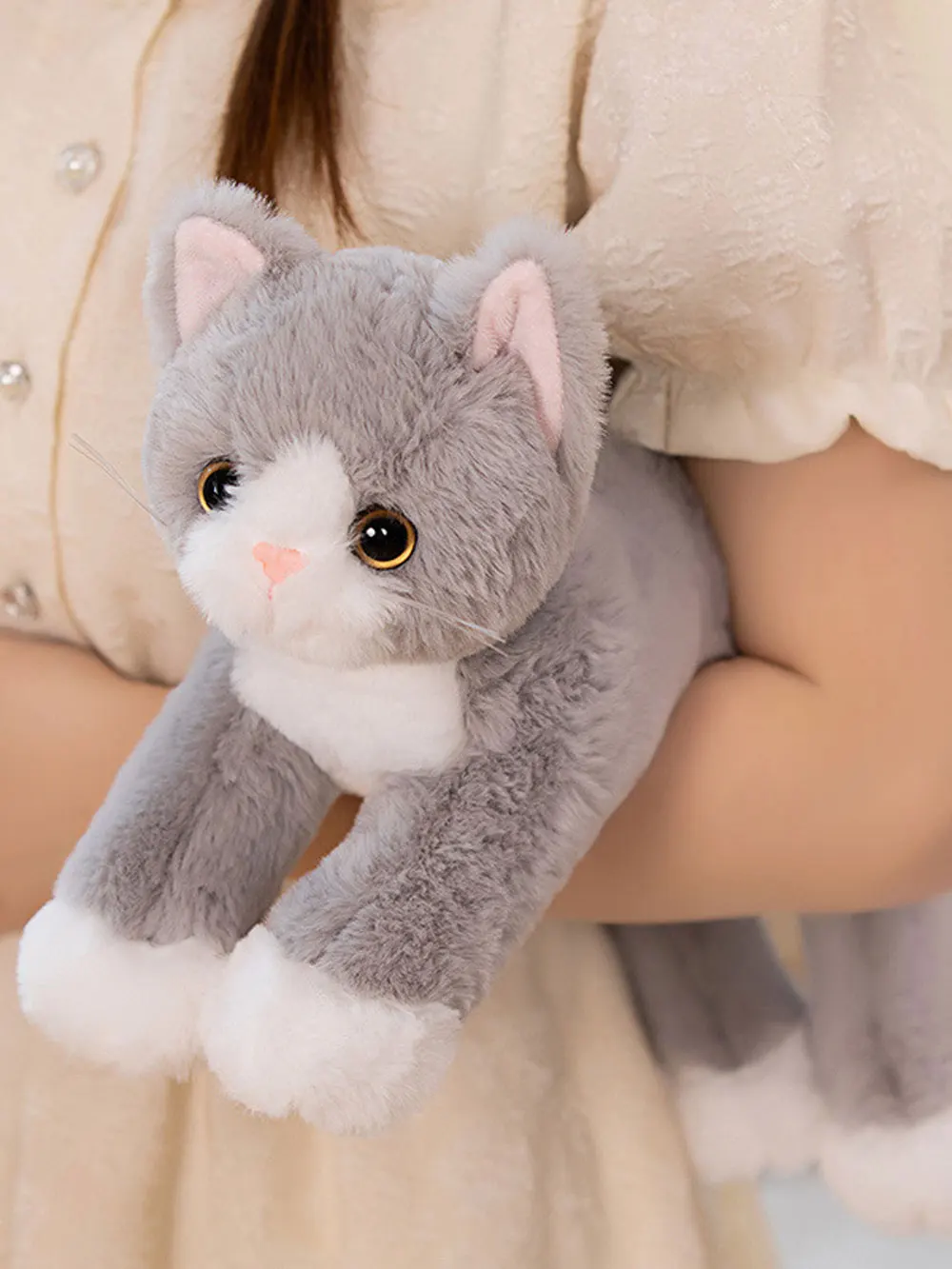 

1 шт., 53 см/20,8 дюйма, детская плюшевая игрушка-компаньон перед сном, подушка с мультяшным котом, мягкая подушка для обнимания и помощи во сне, подарок для девочек