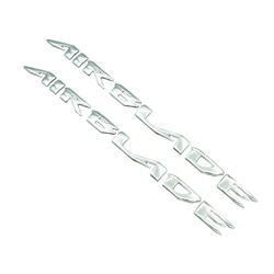 Motorcycle 3D Logo Emblem Badge Decals Fuel Tank Gas Stickers Chrome Decal Symbol Decoration For Honda Air Blade Airblade 1 Pair