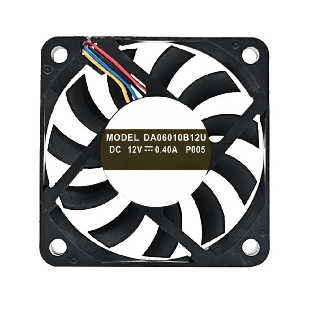 DA06010B12U 6010 6cm Ultra Thin 4Pin PWM CPU Cooling Fan DC 12V 0.40A For AVC Mainboard Fan(002)