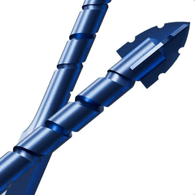 ชุดดอกสว่านคาร์ไบด์มืออาชีพแบบมีฟันเลื่อยสี่คม สำหรับเจาะกระเบื้อง คอนกรีต ผนัง ชุดเครื่องมือเจาะ 3-14 มม.
