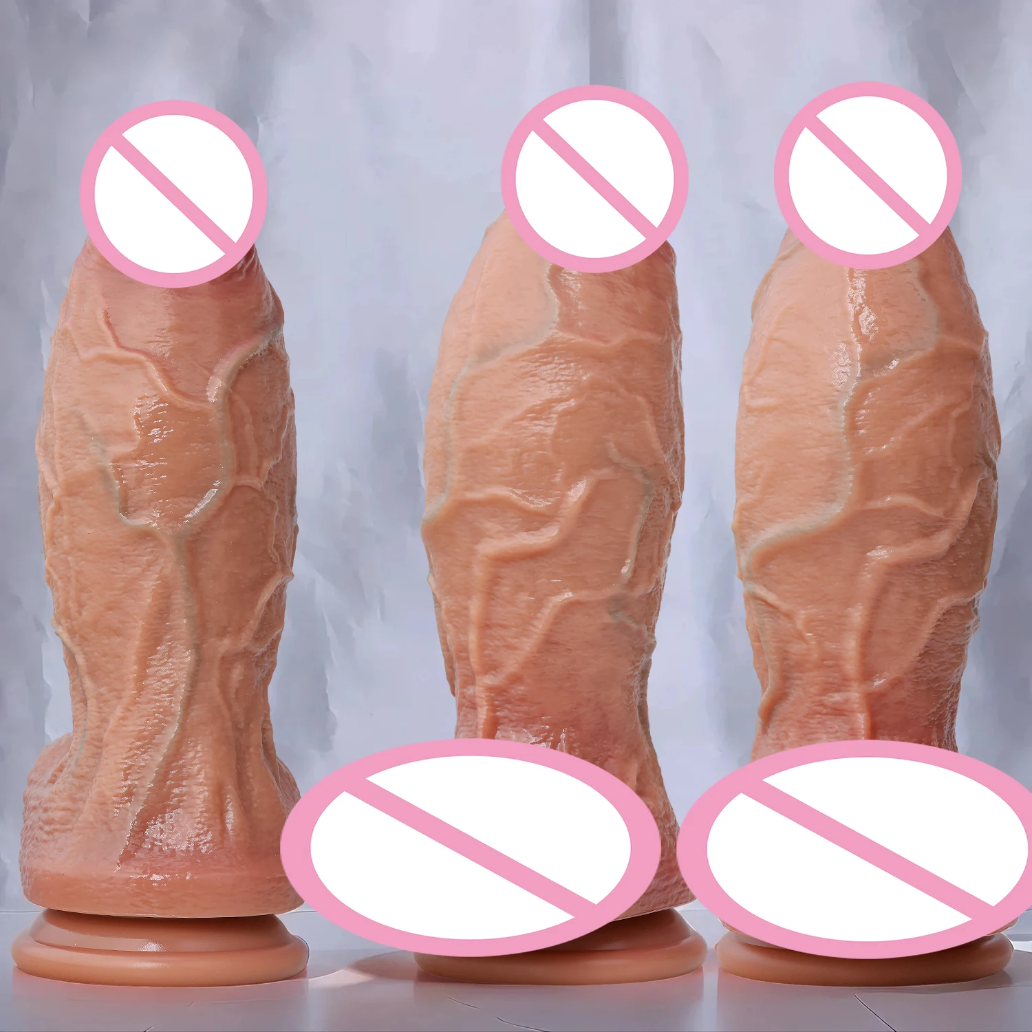 Realistic Silicone Dildo with Suction Cup Anal Plug Penis Lesbian Adult Sex Toys Huge Dildos for Women Rubber Cock Dick Gode 18+ image 4