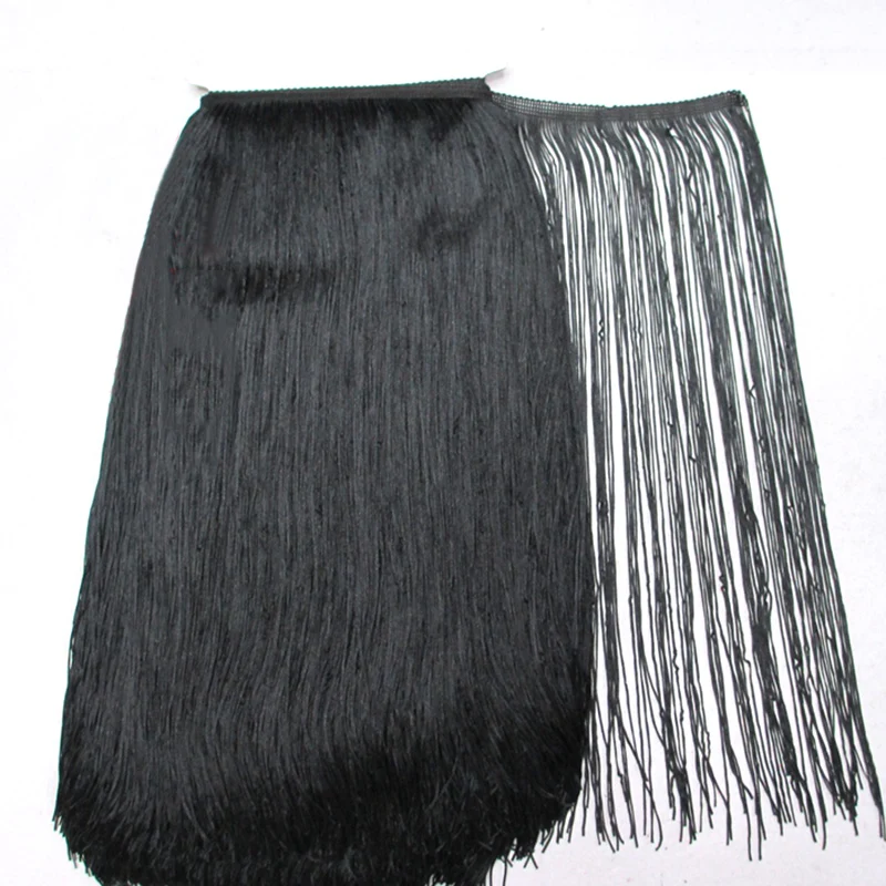 1 Yard Long Fringe Tassel Lace Trim 50/100cm Fringe Trimming Lace For DIY Latin Samba Dress Stage Clothes Accessories