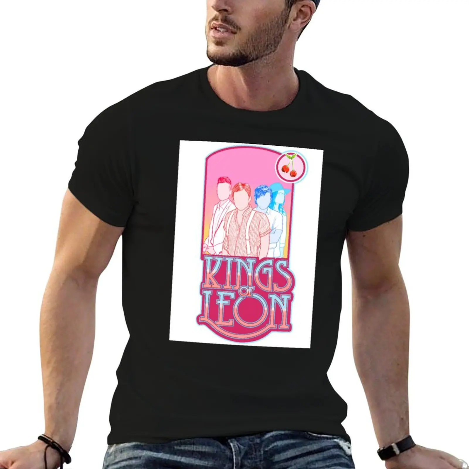 Kings of Leon T-Shirt Daily Wear Plain Short Sleeve Shirt