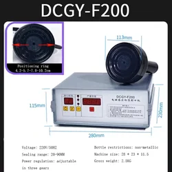 New DCGY-F200 Portable induction sealing machine aluminum foil capper Honey Packaging Equipment (20mm-90mm)