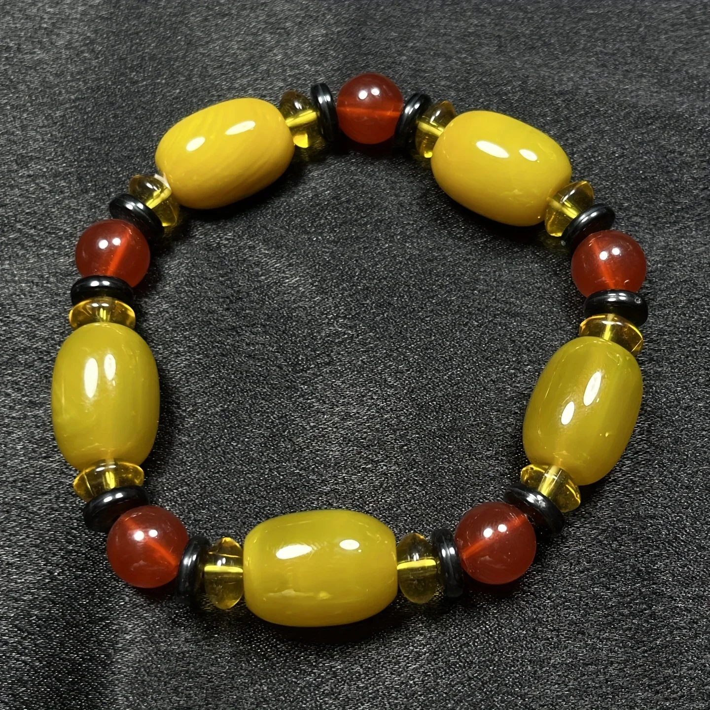 Snow Mountain Heavy Building Xima Snow Agate Bracelet