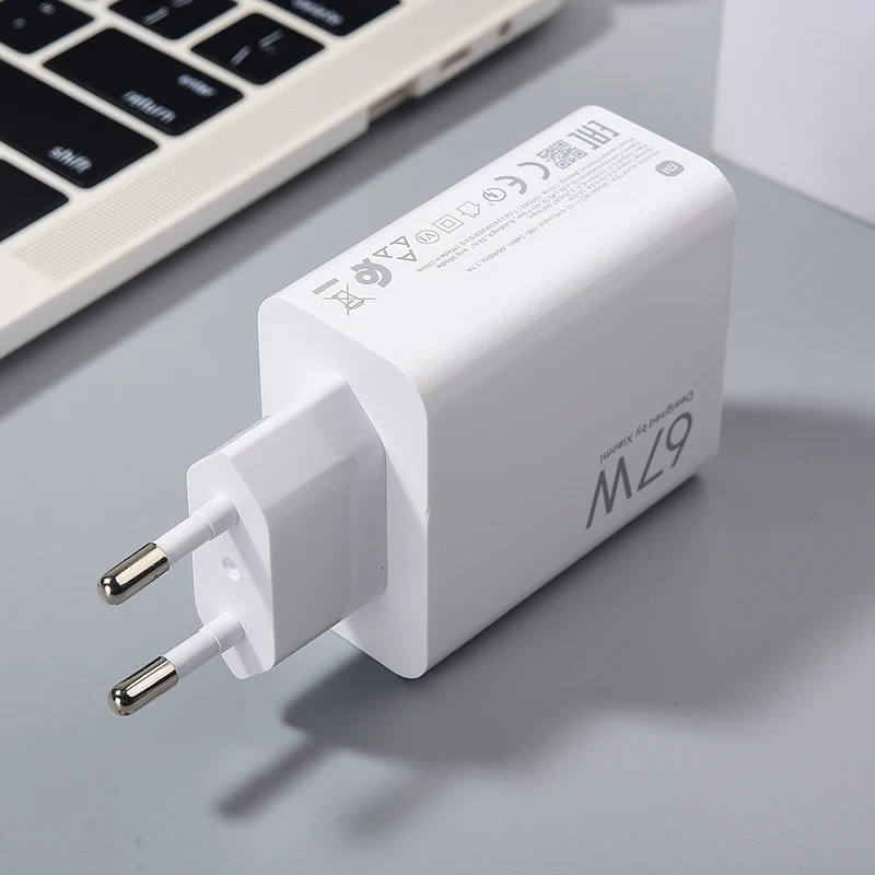 Xiaomi 67W Turbo Fast Charger EU Plug 6A Type C Cable For Mi 11 Pro Mix Fold 3 4 Poco X3 GT X4 Pro 5G Redmi Note 11 12 Pro+ K60S