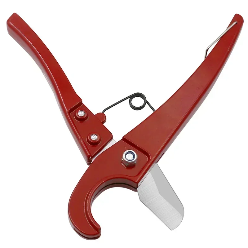 Pipe Cutter Ratchet Cuts Plastic Tube Pipe Shear Scissors PU/PP/PE/PPR Hose PVC CPVC PEX 1-1/4inch 32mm Cutting Hand Tools