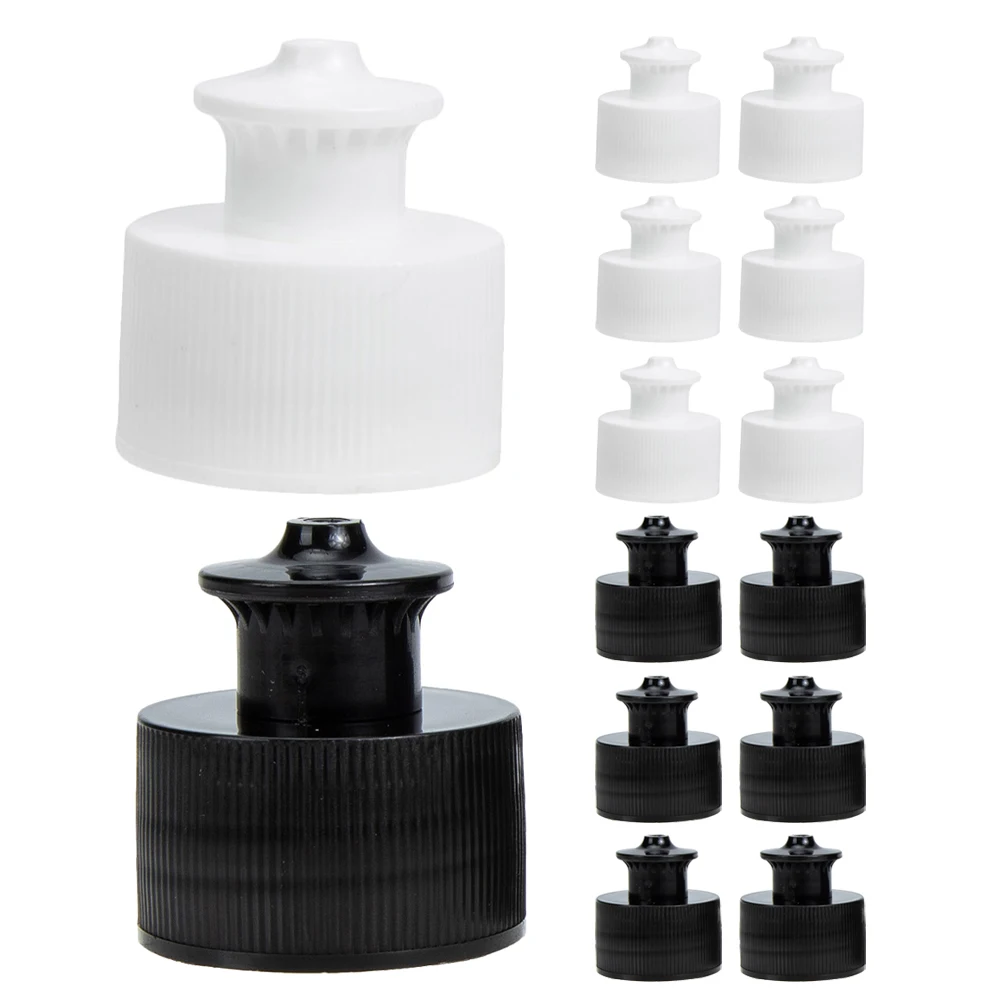 

20 Pcs Sports Cap Mineral Water Bottle Pull Type Leak Proof Reusable Travel Lids Wide Fit Portable Camping Hiking Accessories