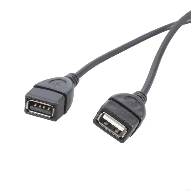 عالية الجودة USB 2.0 كابل USB مزدوج الفاصل كابل محول واحد إلى اثنين أنثى إلى USB 2 ذكر كابل تمديد الطاقة #5