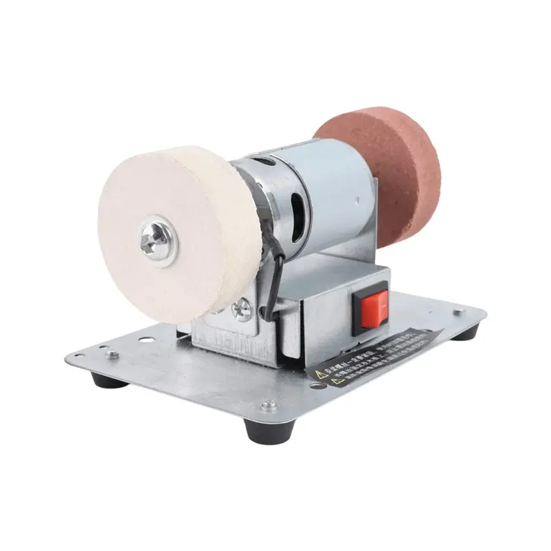 BMBY-Variable Speed Mini Electric Bench Grinder Small Polishing Machine US Plug Rotation Control Regulation
