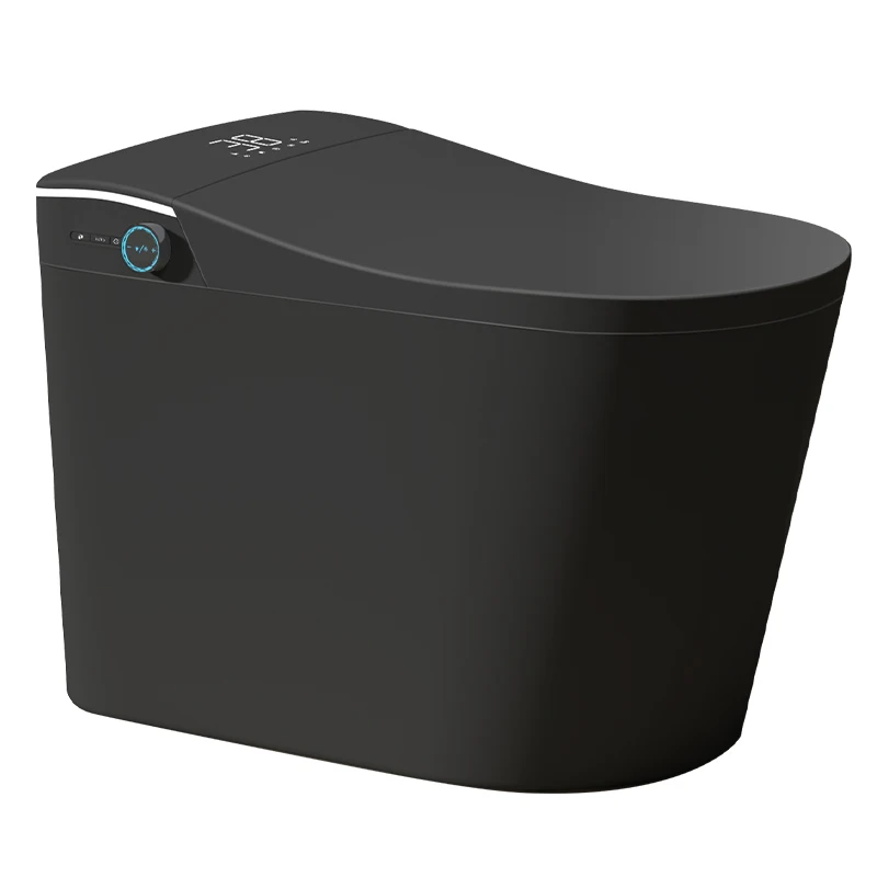 

ZC25-Circular Ceramic Automatic Sensing Toilet With Display Screen Remote Control Bathroom Smart Toilet