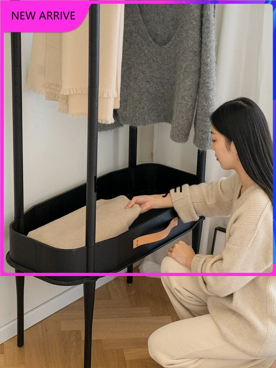 Wardrobe household bedroom small apartment solid wood simple storage artifact multi-purpose rack D1089