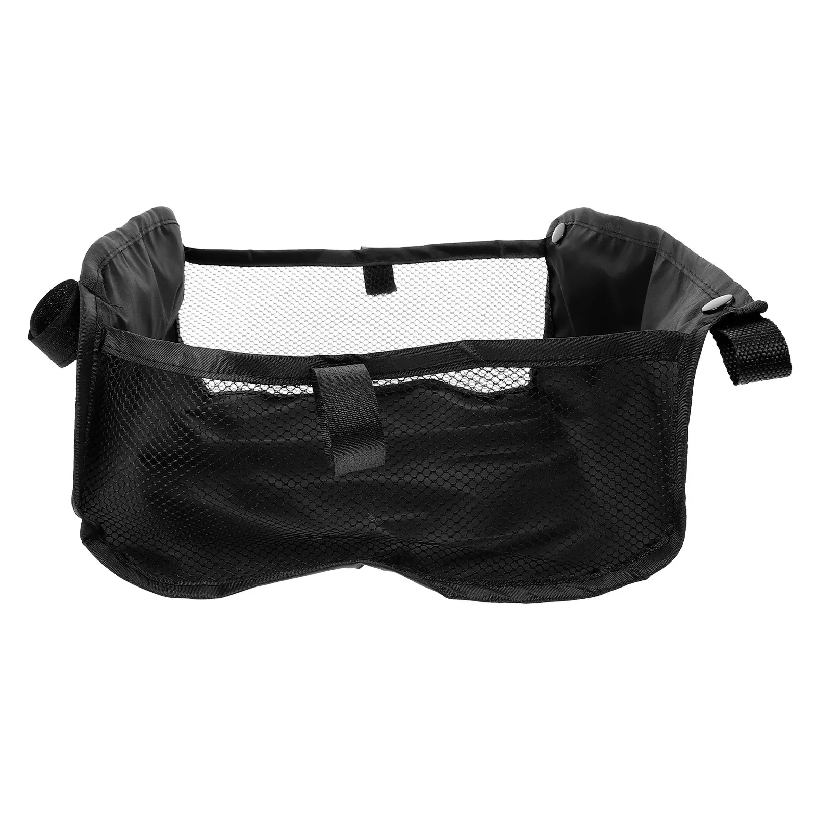 

Baby Stroller Storage Basket Oxford Cloth Multi-Function Foldable Bottom Organizer Bag for Infant Stroller Shopping