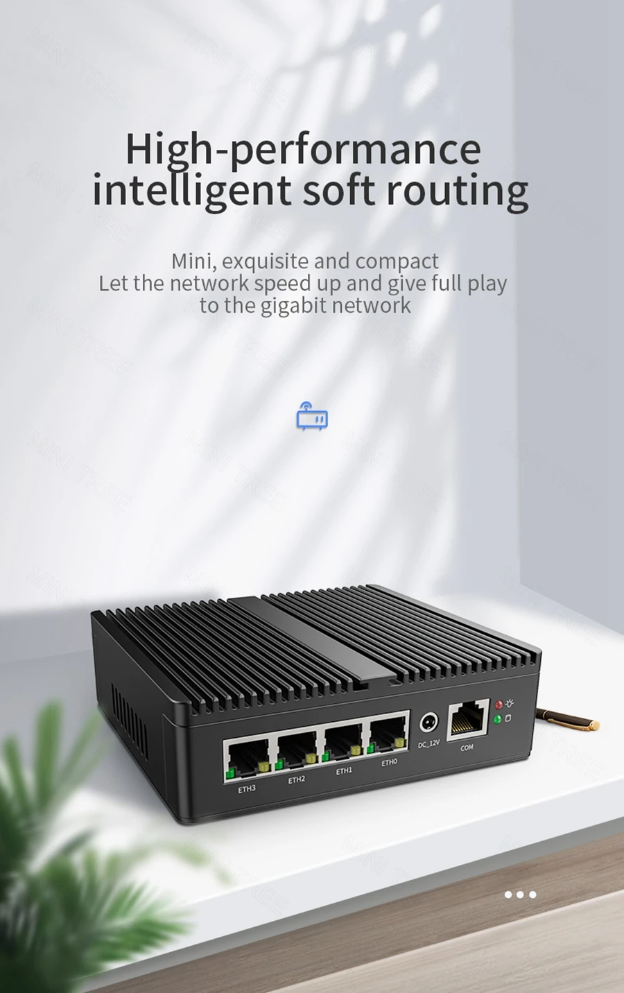 Celeron J4125 كمبيوتر صناعي مدمج منخفض الطاقة HDMI/DP 4G SIM 4xi226 2.5G LAN خادم منزلي N5100 سطح المكتب محطة عمل كمبيوتر صغير