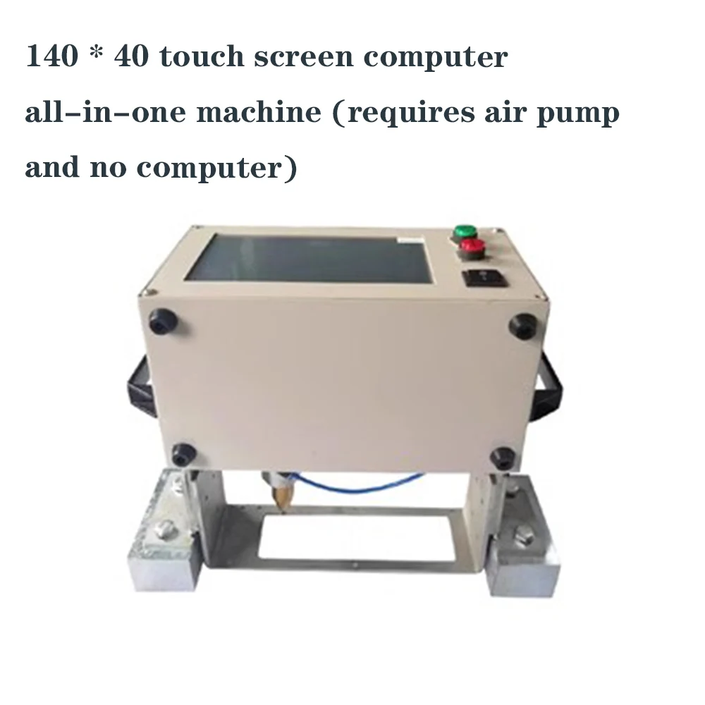 130*30MM 110V 220V Small Metal Engraving Machine Dot Pneumatic Marking Machine Vin Number Printer facotry