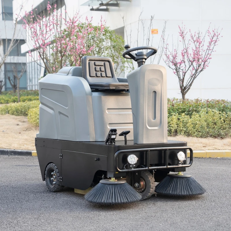 Automatic sweeper, electric sweeper with double brush, suitable for large area cleaning