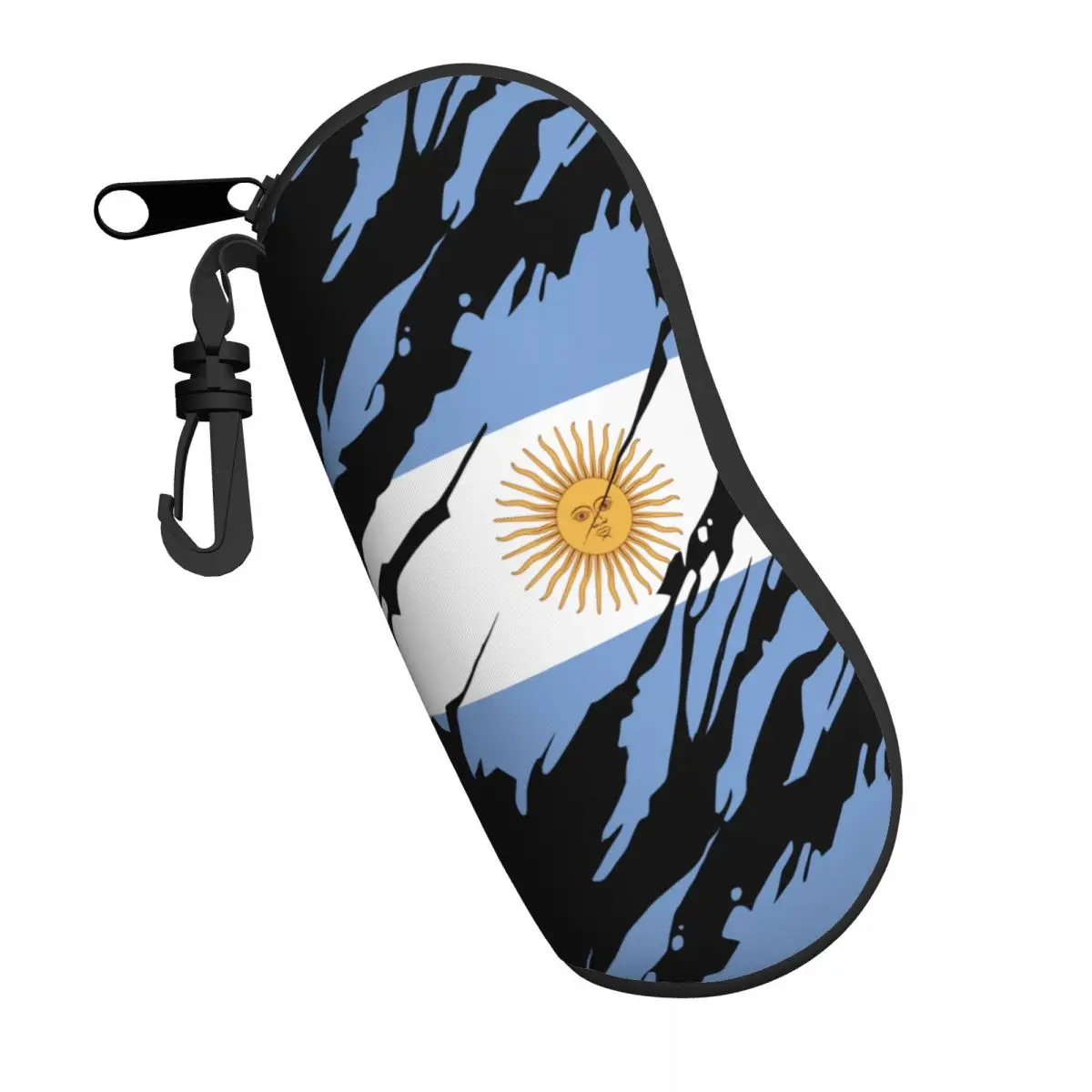 Custom Always Argentina Flag Shell Glasses Case Unisex Cool Argentinian Proud Eyeglasses Case Sunglasses Protector Box