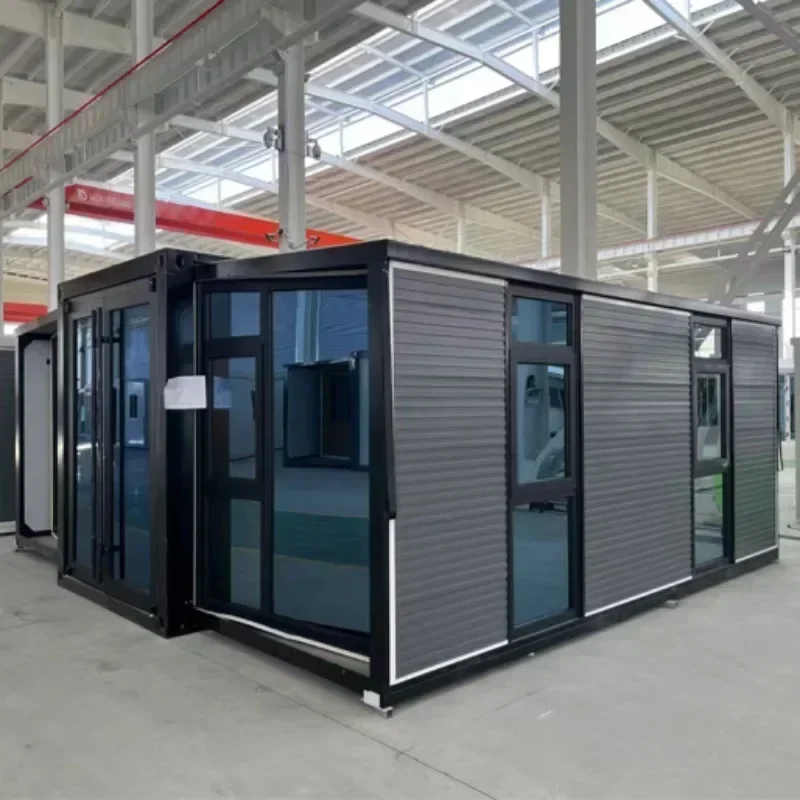 20 FT 40FT Hot Sale Foldable Prefabricated House Steel Structure Modular Villa Expandable Container House Container House