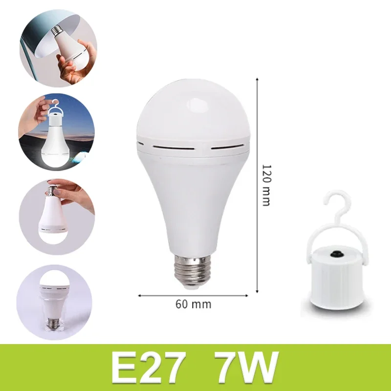 Led Camping Light High Brightness Rechargeable 7-15W Emergency Bulb Waterproof Adjustable Portable Hanging Tent Lamp Fishing