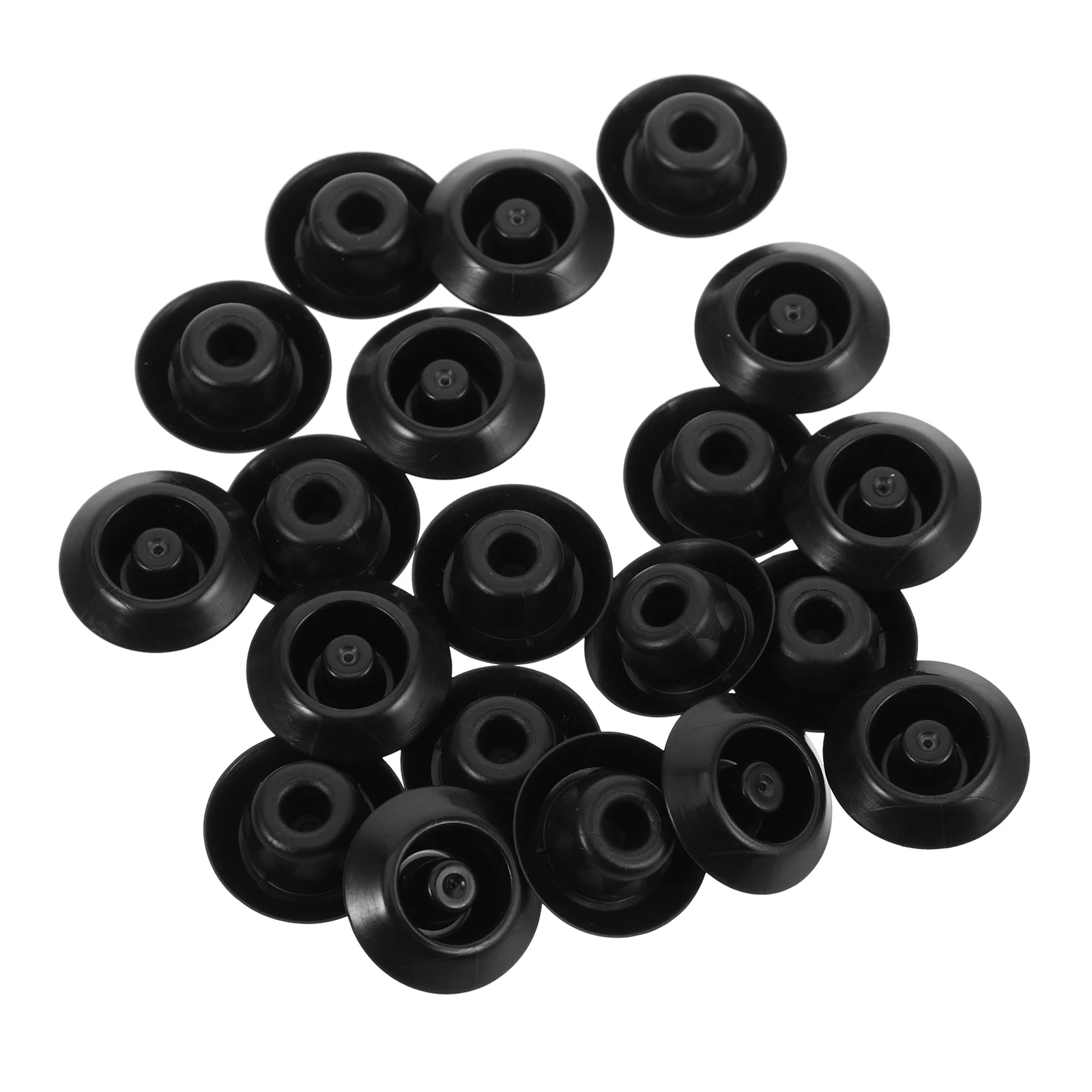 

20pcs Rubber Plugs for Car Doors Dustproof Waterproof Hole Covers Automotive Side Skirt Sealing Protective Universal Fit Easy