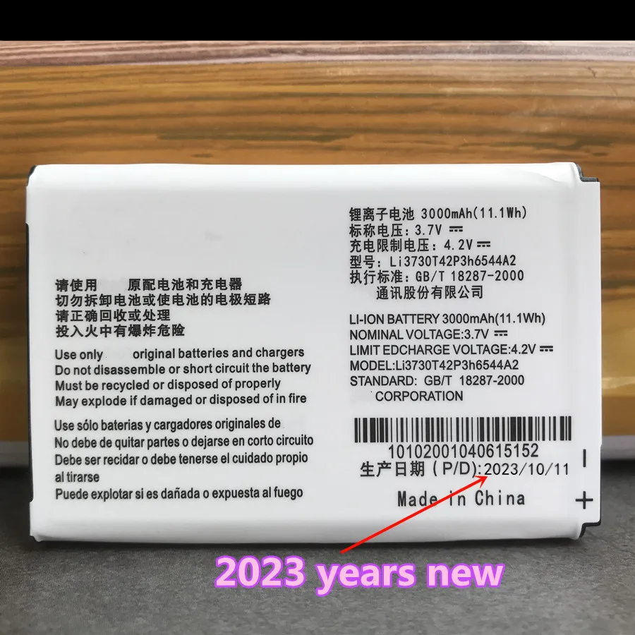 Original 3000mAh Li3730T42P3h6544A2 Battery for ZTE MF286 MF279 Z289L MF286A MF96 MF96U Z289 Z289G 4G LTE WIFI Router Batteries