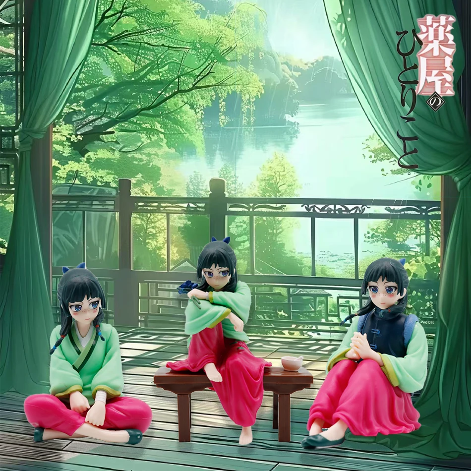 The boticário diários anime figuras pvc modelo maomao & mesa bonito menina figuras de ação brinquedos para presente coletar figura natal