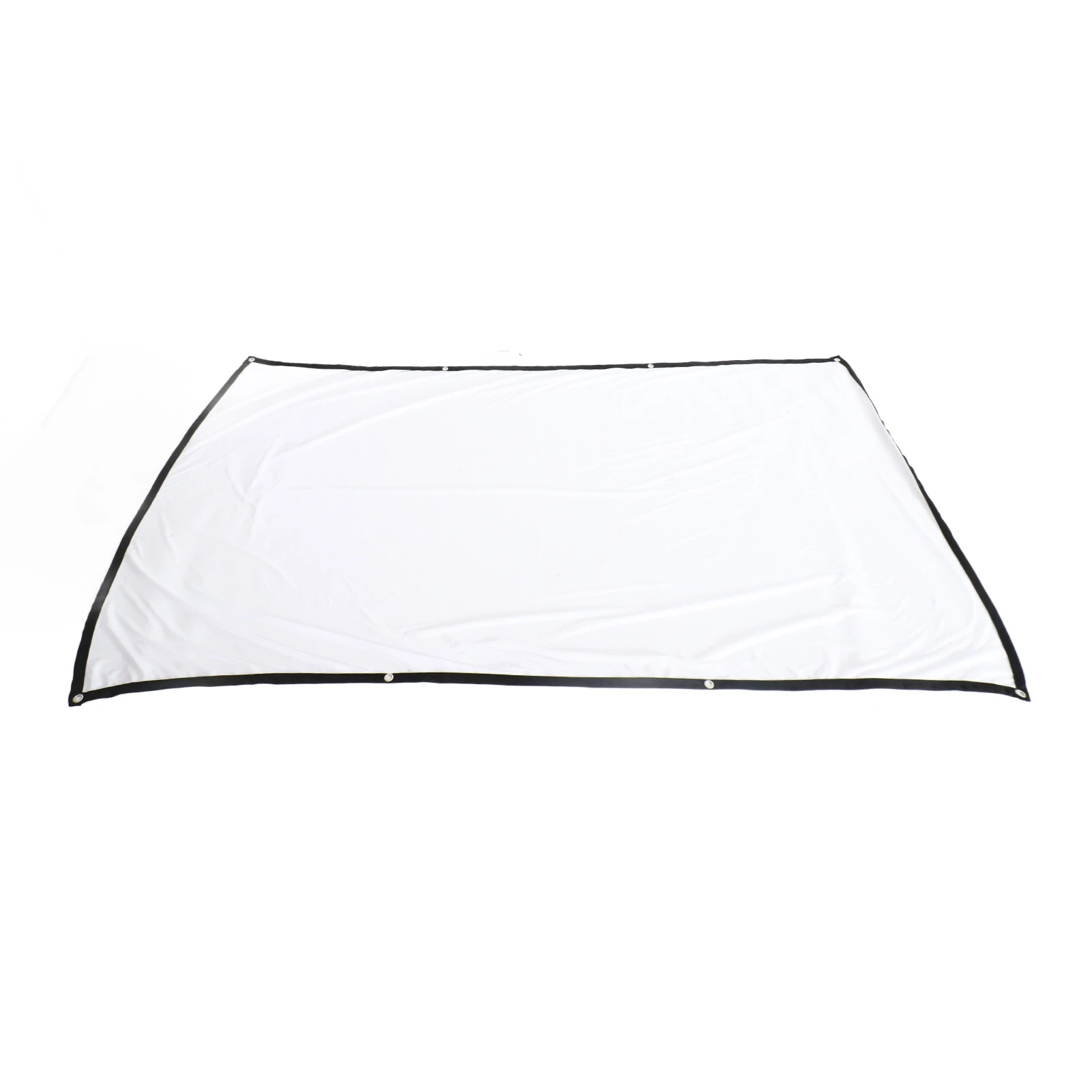 Portable Projector Screen 100 Inch Polyester  Holes Projector Screen Practical Foldable Wrinkle Resistant for Outdoor