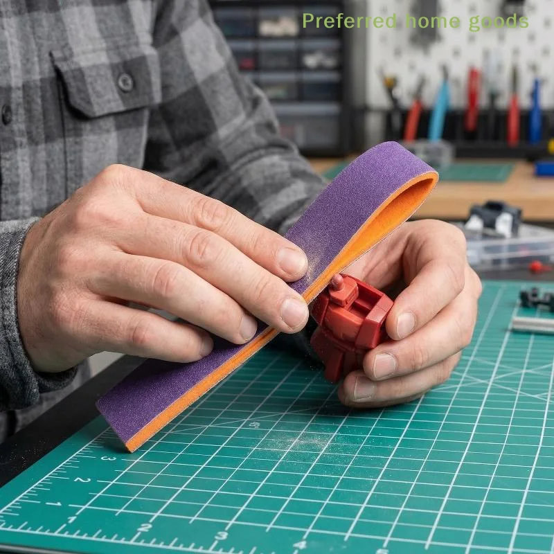 ZLinKJ MultiGrit Model Sanding Sticks 400 to 1500 Mesh SemiRigid Polishing Rods for Precise Plastic Model Crafting