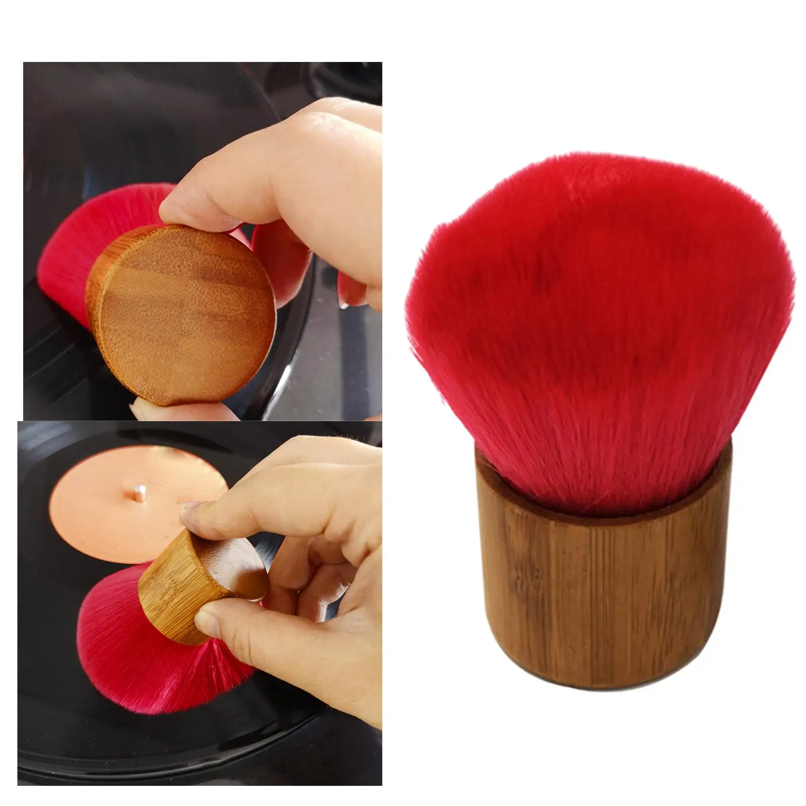Vinyl Record Cleaner Brush Cleaning Anti-Static for Cartridge CD Turntable