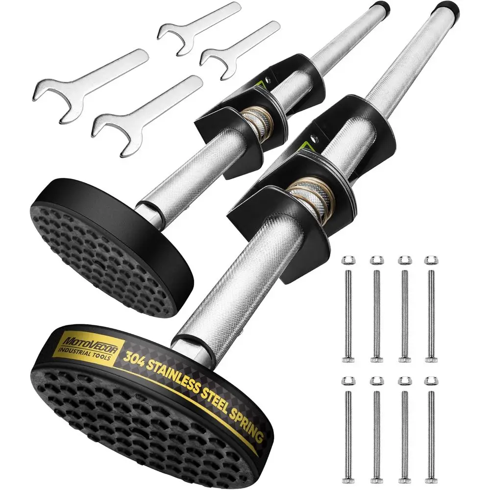 

Регулируемые опоры для лестниц с противоскользящими резиновыми накладками, стабилизаторы для выдвижных лестниц с защитой от ржавчины, Unil Stair