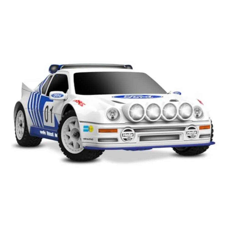 

Радиоуправляемая модель Traxxas 108046-1-WHT Mini Rally VXL Ford RS200 1/16 4WD, готовая к запуску, белая